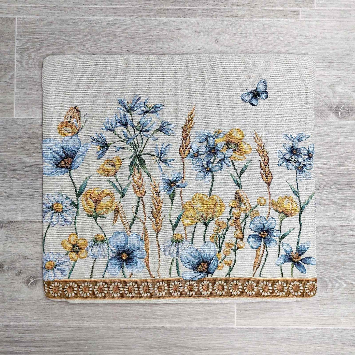 Fodera Cuscino Arredo in tessuto Gobelin - Daisy