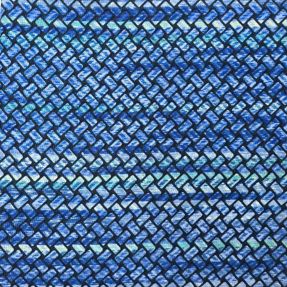 Copriletto Estivo in Cotone Piquet - Azura (Blu)