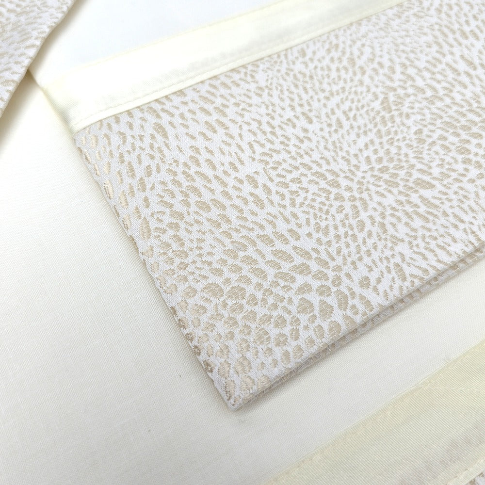 Completo Lenzuola in Puro Cotone con Balza - M117 (Panna)