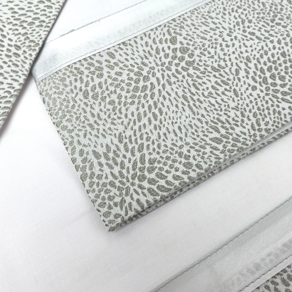Completo Lenzuola in Puro Cotone con Balza - M117 (Bianco)