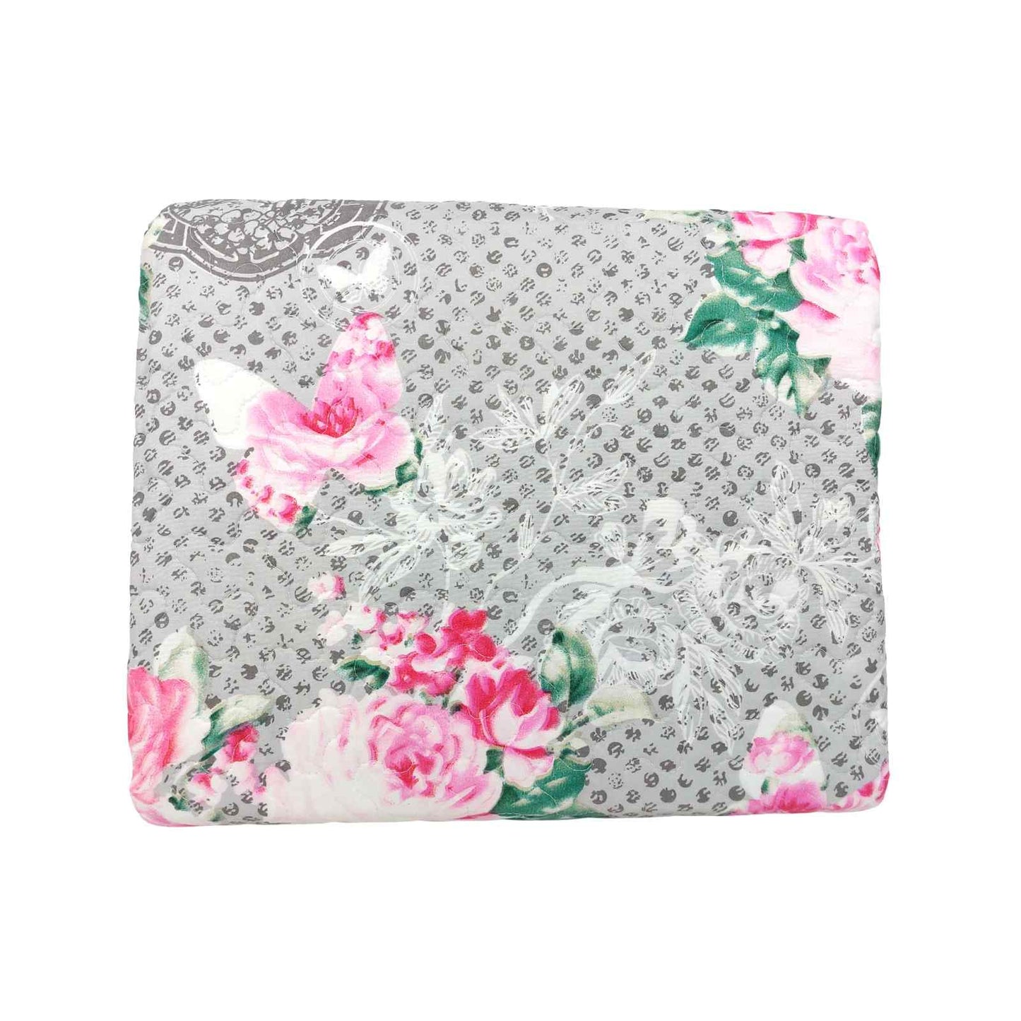 Copriletto trapuntato leggero in Microfibra S020