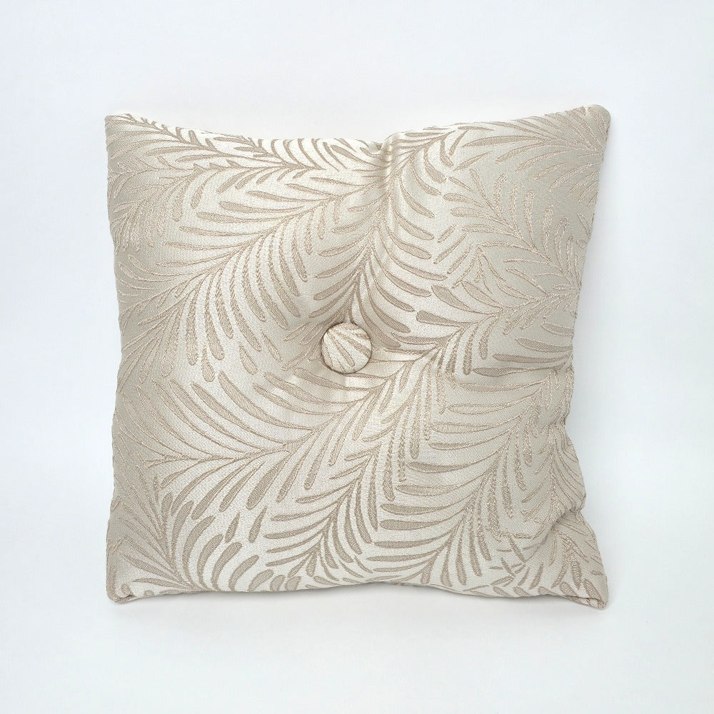 Trapuntino Primaverile in Raso Jacquard - Palm (Beige)