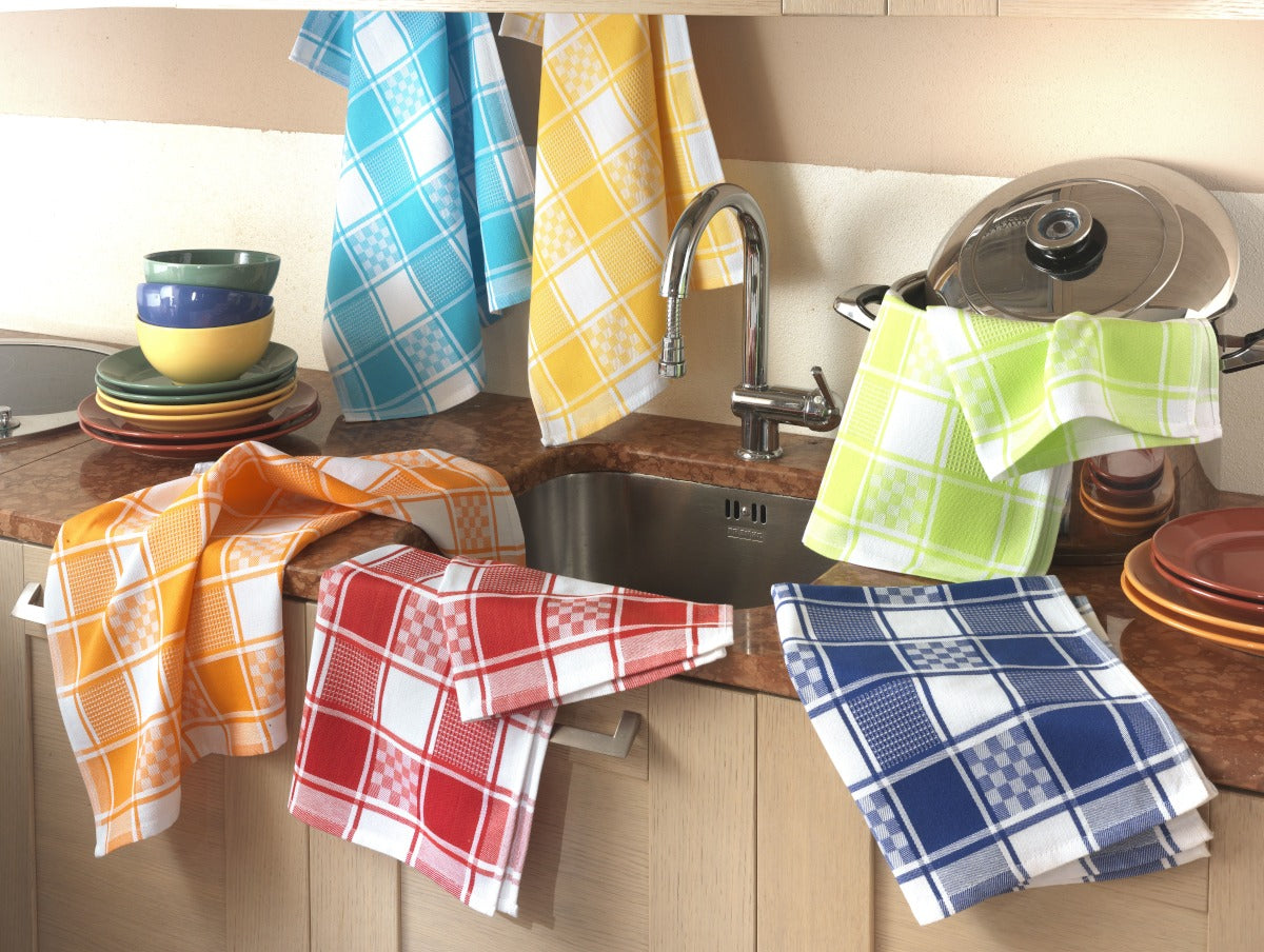 Set Strofinacci 6 pezzi in 100% Cotone - Ischia