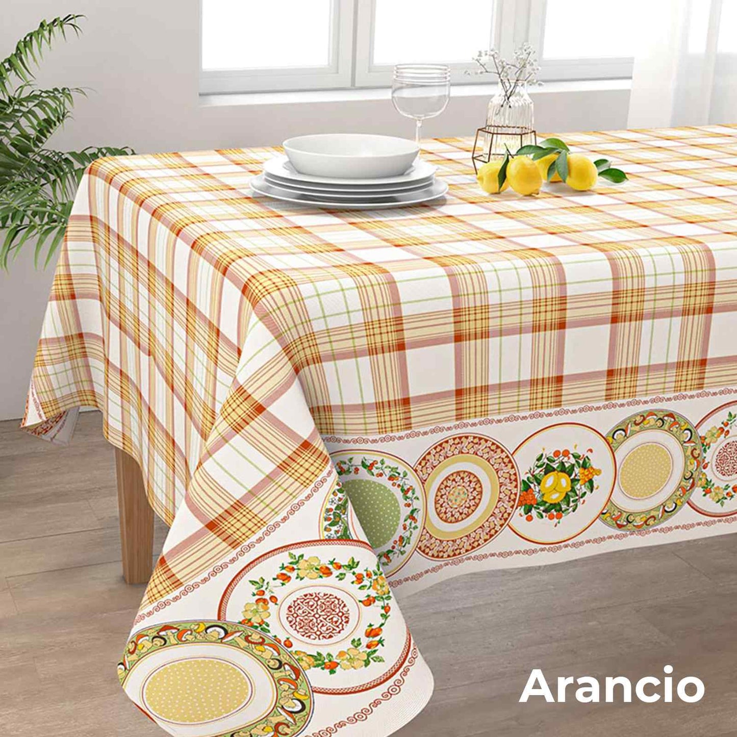 Tovaglia in Rasatello di Cotone - Strawberry