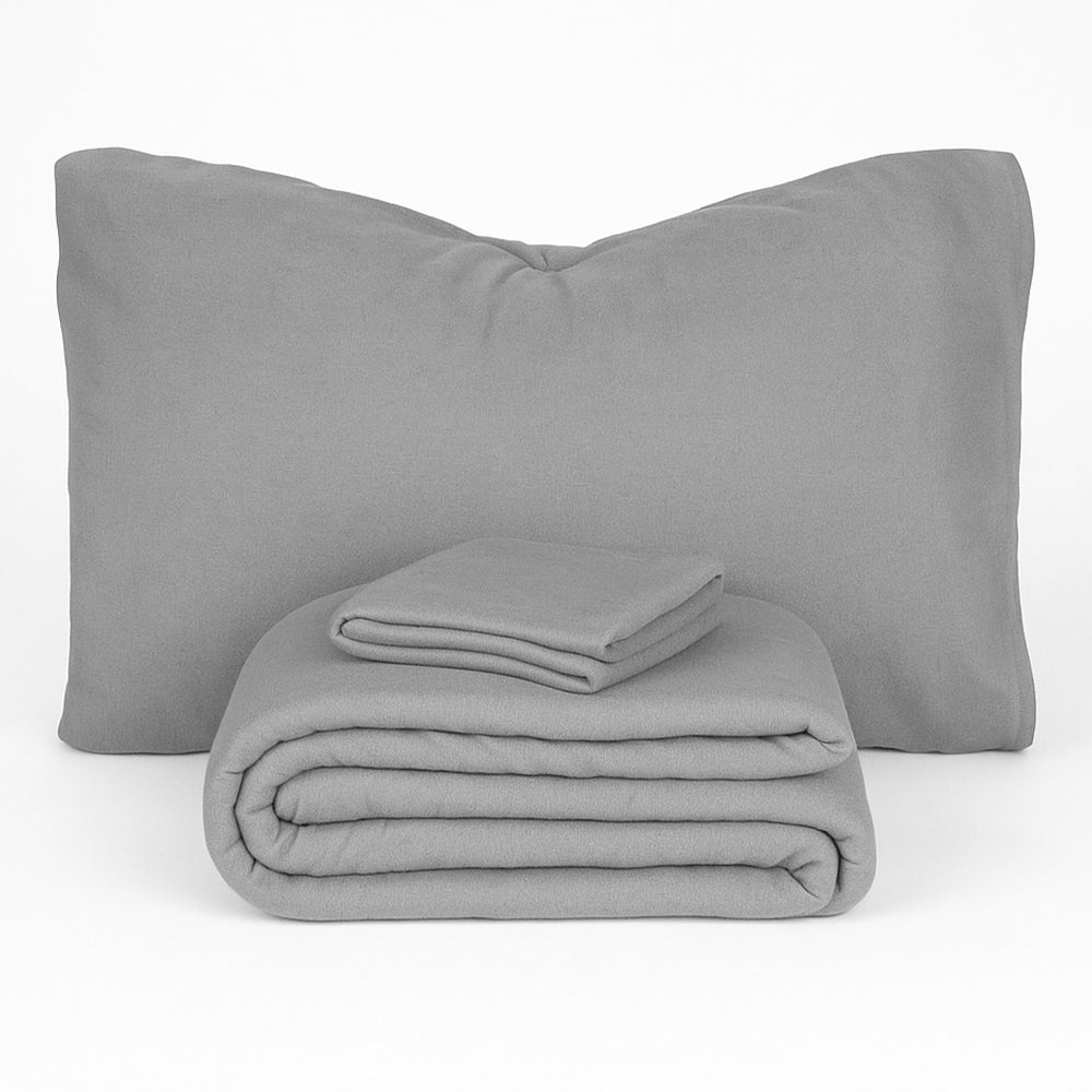 Completo Lenzuola in Pile Tinta Unita - dimensioni varie