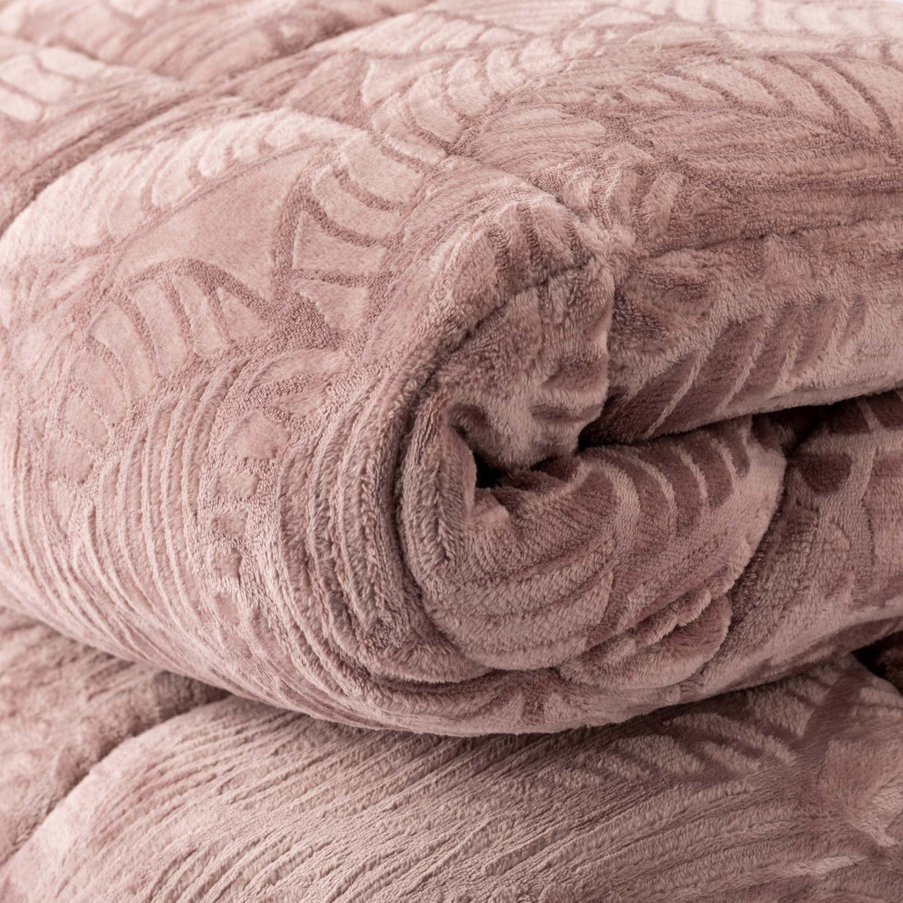 Trapunta Invernale in Ecopelliccia Luba di Linea Oro - Malva