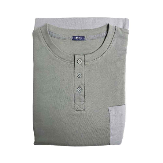 Pigiama Uomo Invernale in Caldo Cotone IRGE - M1867 (Verde)