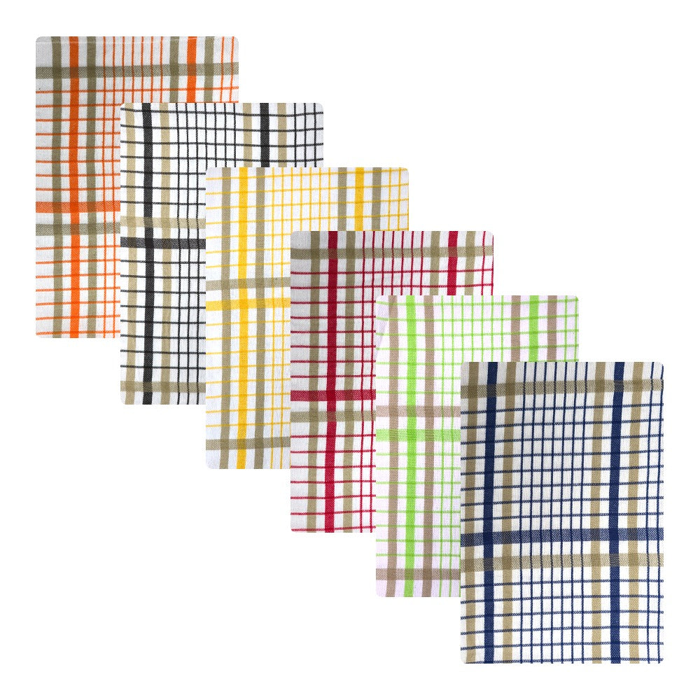 Set Strofinacci 6 pezzi in 100% Cotone - Procida