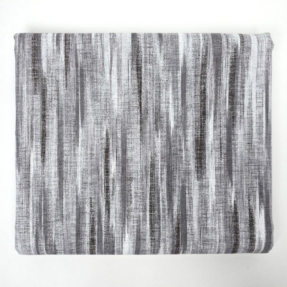 Telo Arredo Copritutto in Cotone 240x275 cm - Stripes (Grigio)