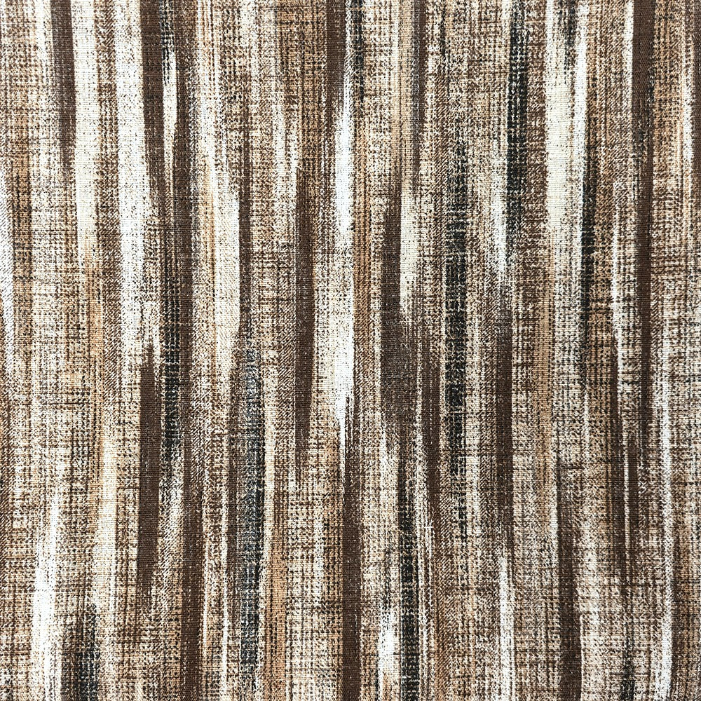 Telo Arredo Copritutto in Cotone 240x275 cm - Stripes (Marrone)