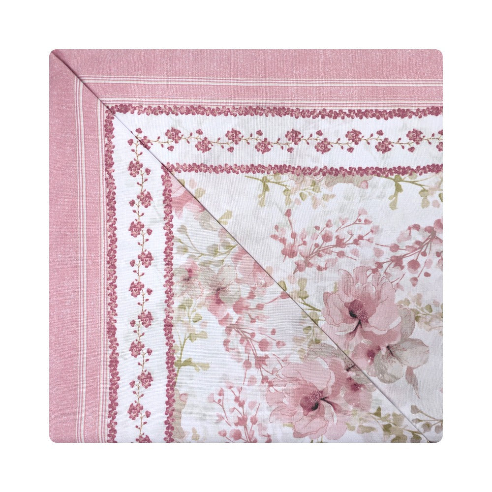 Completo Lenzuola in Cotone Matrimoniale - M160 (Rosa)