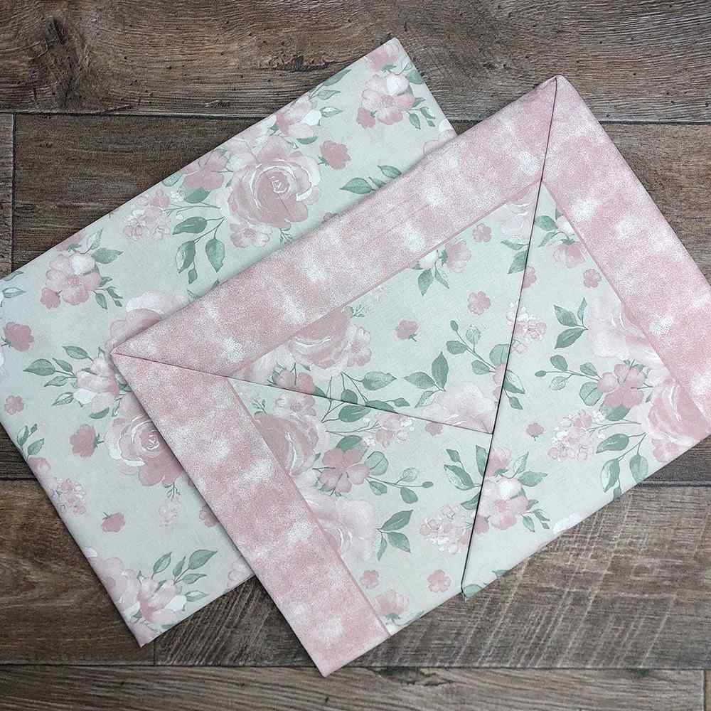 Completo lenzuola in Cotone Matrimoniale - M120 (Rosa)