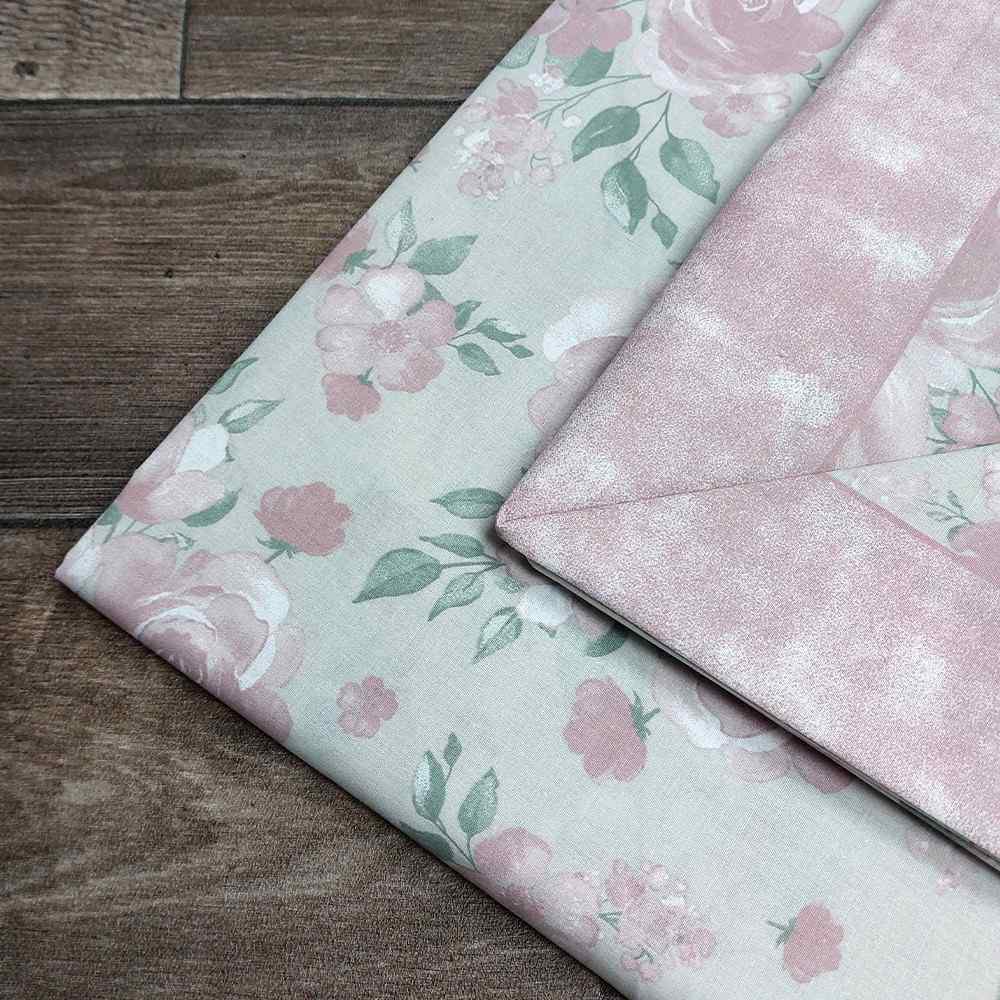 Completo lenzuola in Cotone Matrimoniale - M120 (Rosa)