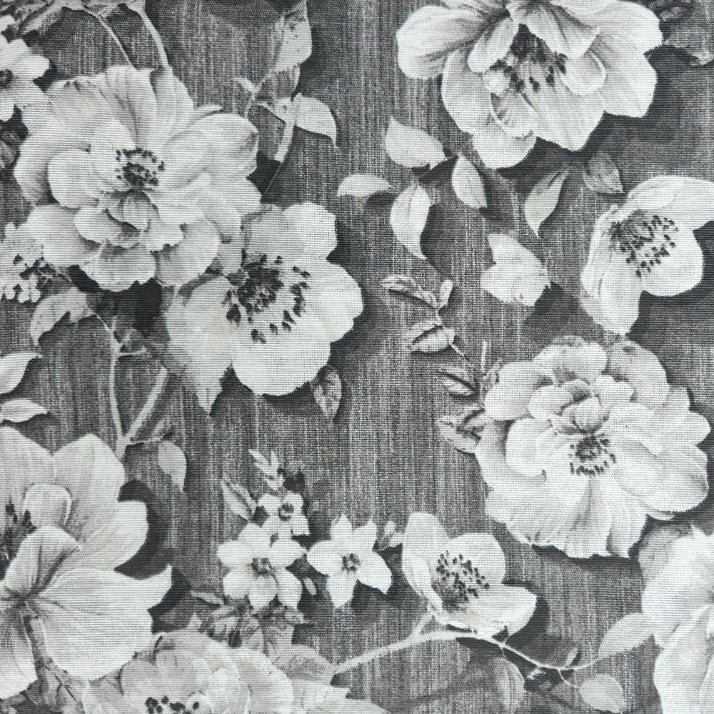 Telo Arredo Copritutto in Cotone 240x275 cm - Roses (Grigio)