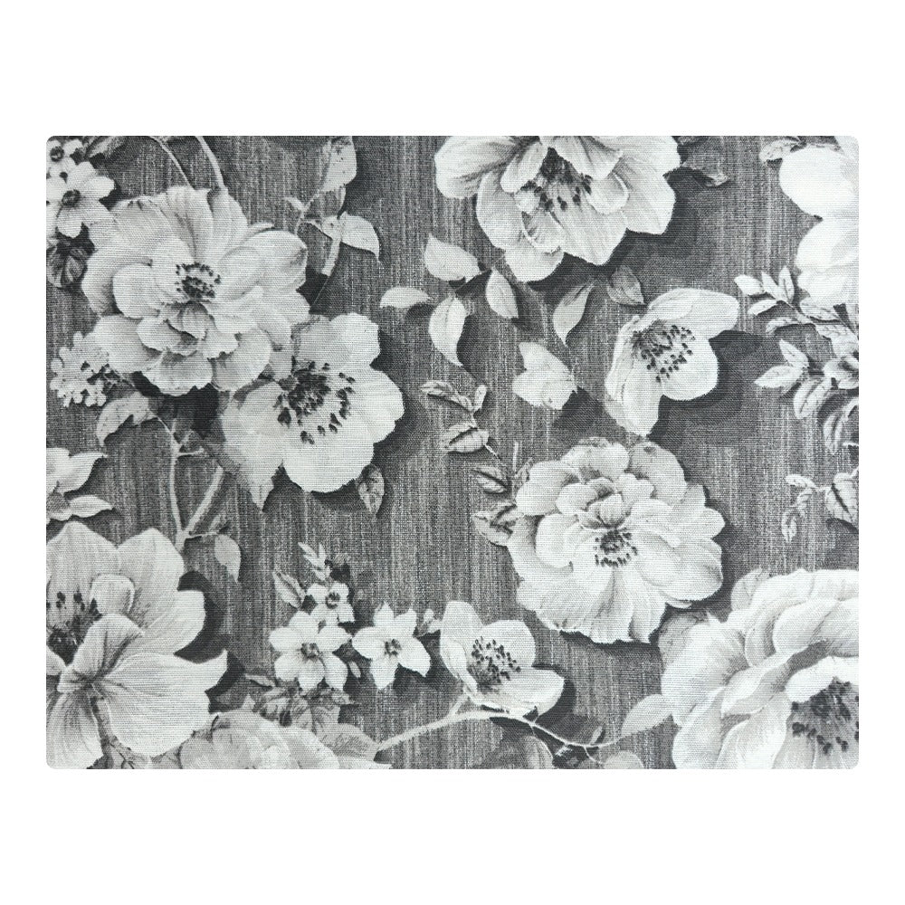 Telo Arredo Copritutto in Cotone 240x275 cm - Roses (Grigio)