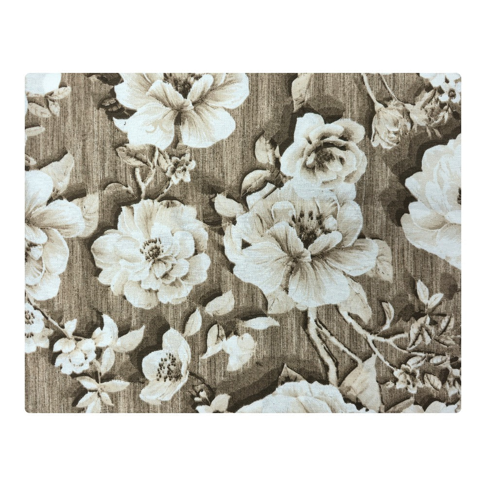 Telo Arredo Copritutto in Cotone 240x275 cm - Roses (Marrone)