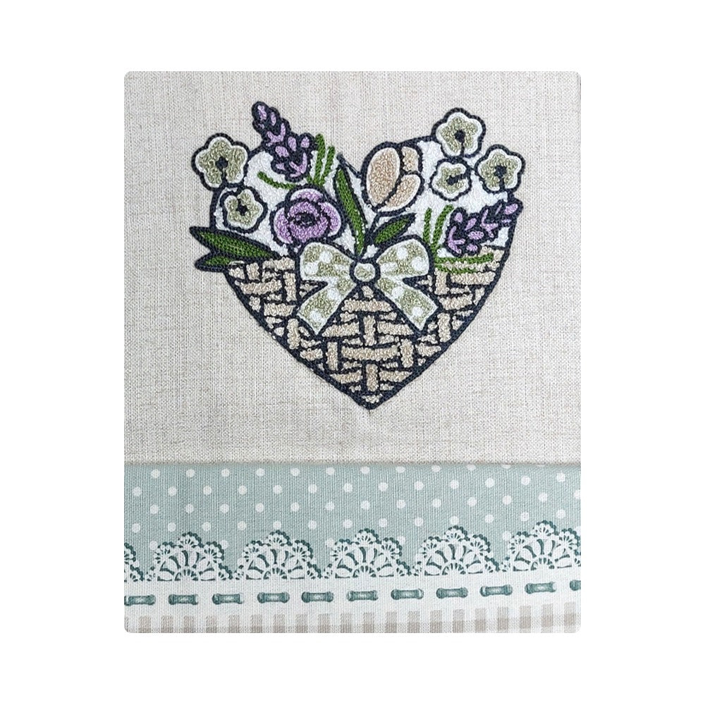 Tovaglia in Cotone con Ricamo di VINGI Ricami - Living (Vari Colori)