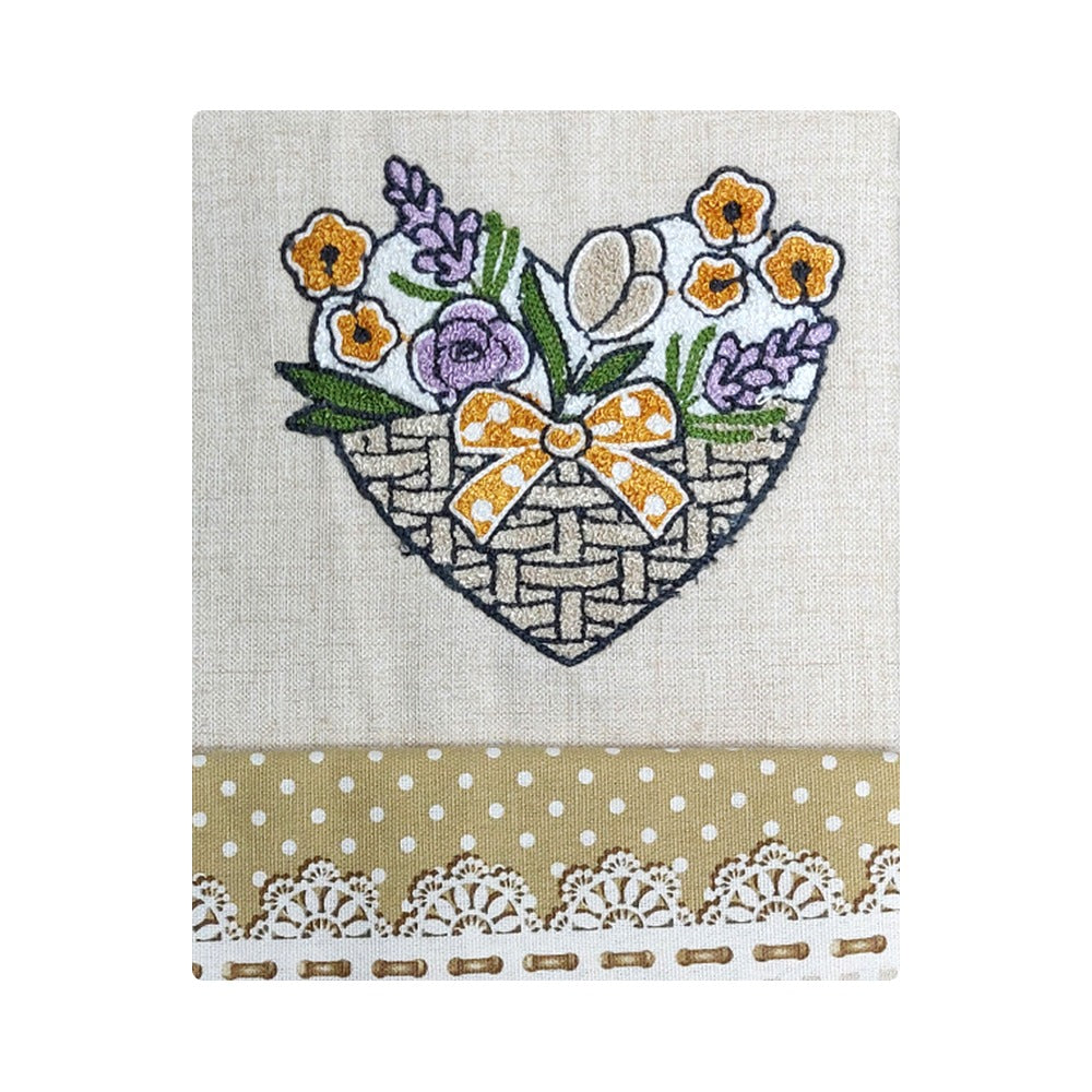 Tovaglia in Cotone con Ricamo di VINGI Ricami - Living (Vari Colori)