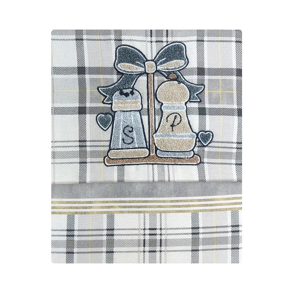 Tovaglia in Cotone con Ricamo di VINGI Ricami - Pepper (Vari Colori)