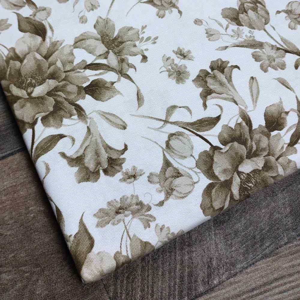 Tovaglia Stampata in Cotone di Linea Oro - Elisa (Beige)