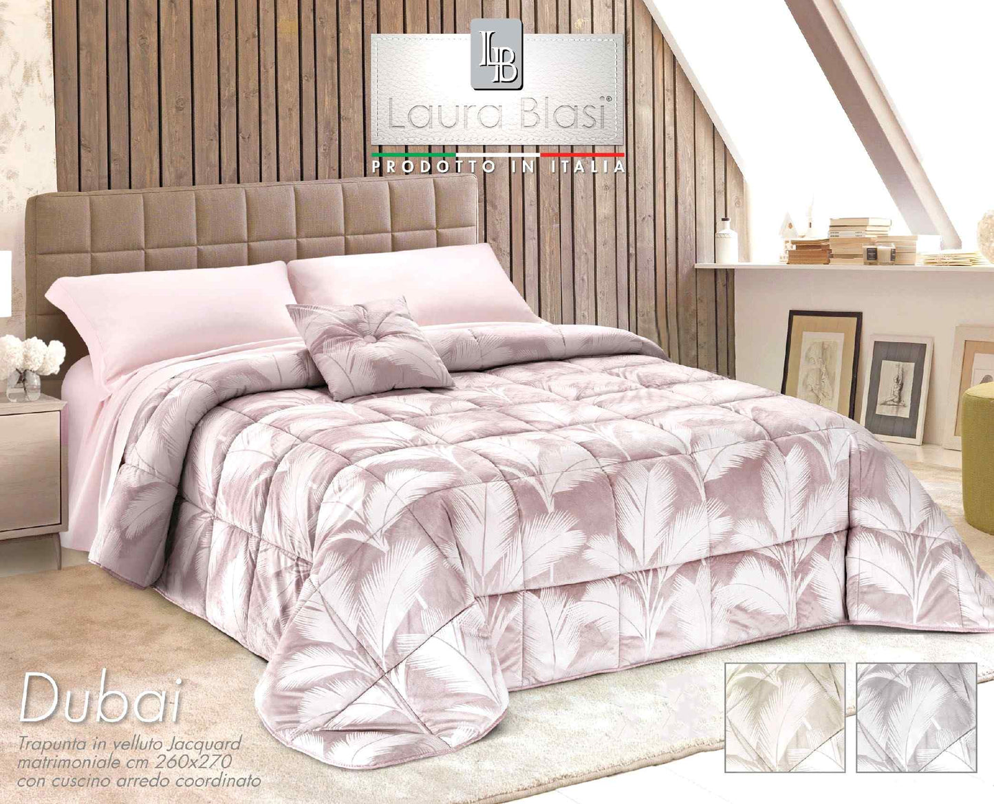 trapunta piumone invernale in velluto