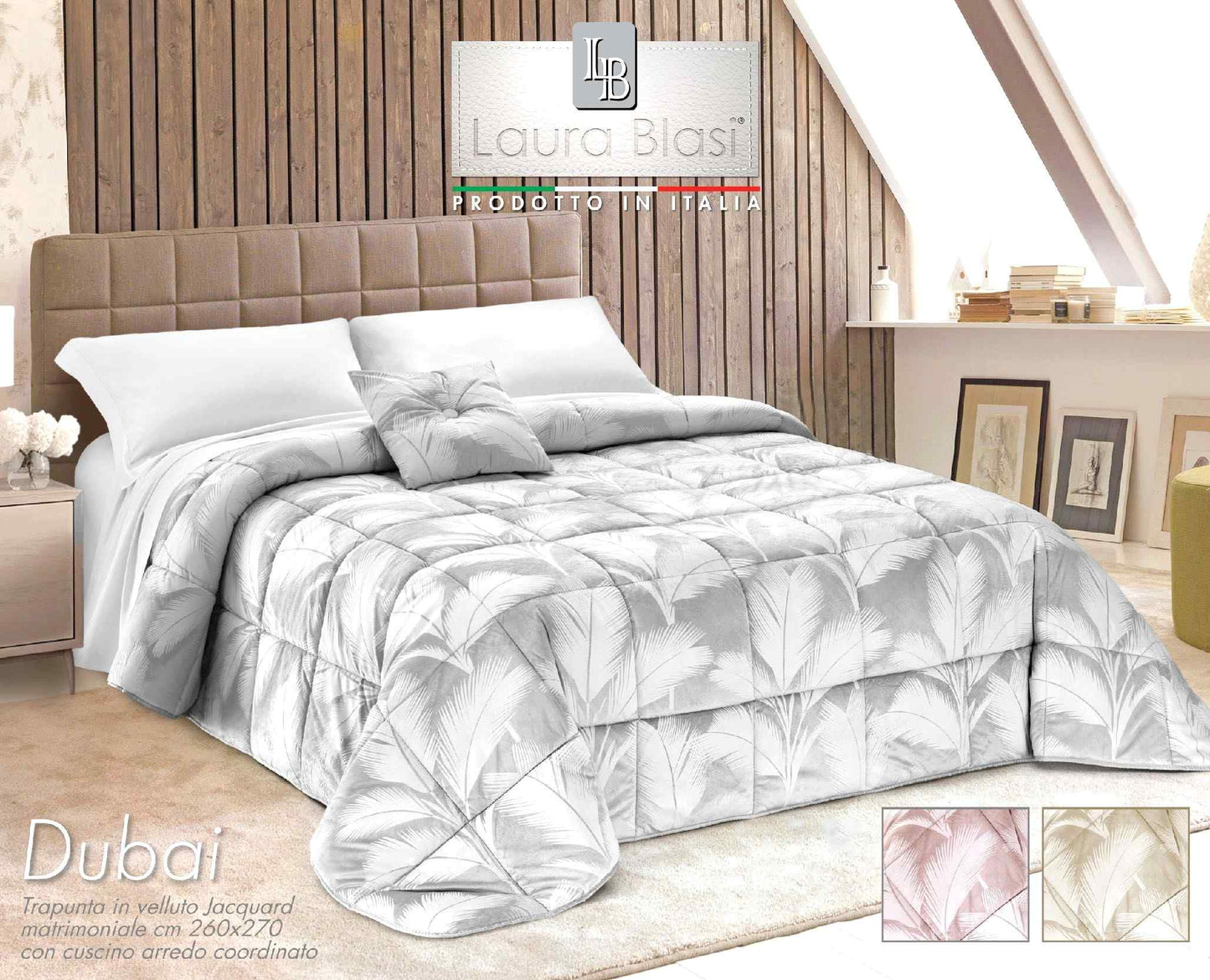 trapunta piumone invernale in velluto