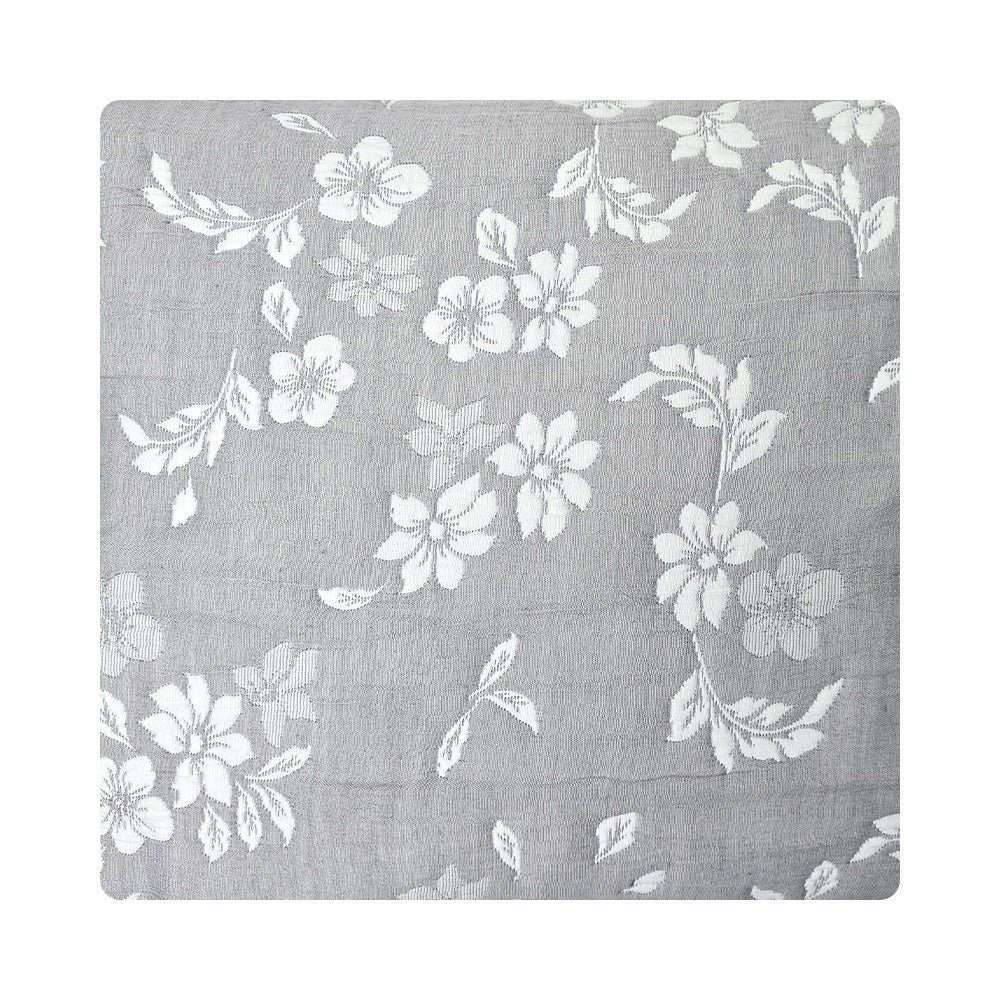Trapuntino Copriletto Jacquard Double-Face Matrimoniale - Aurora (Grigio)