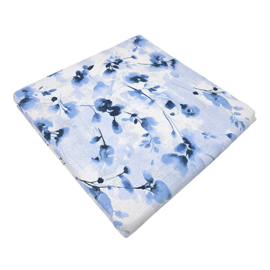 Copriletto Estivo in Cotone Piquet - Amanda (Azzurro)