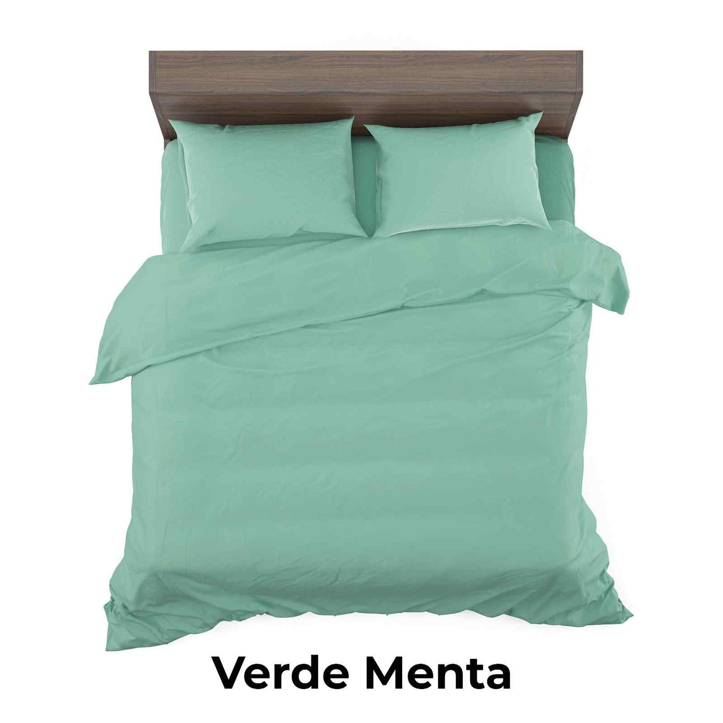 Completo Lenzuola Tinta Unita in 100% Cotone dimensioni varie