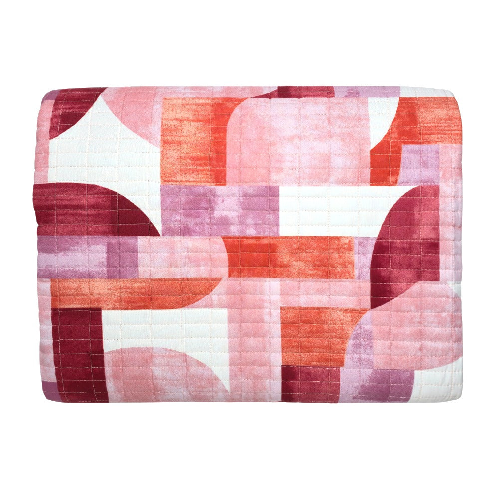 Trapuntino Stampato Lennart di Linea Oro - Rosa