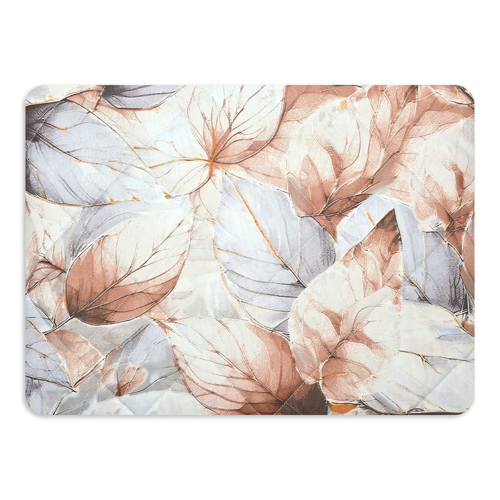 Trapuntino Stampato Matrimoniale in Microfibra di Laura Blasi - Vivienne (Beige)