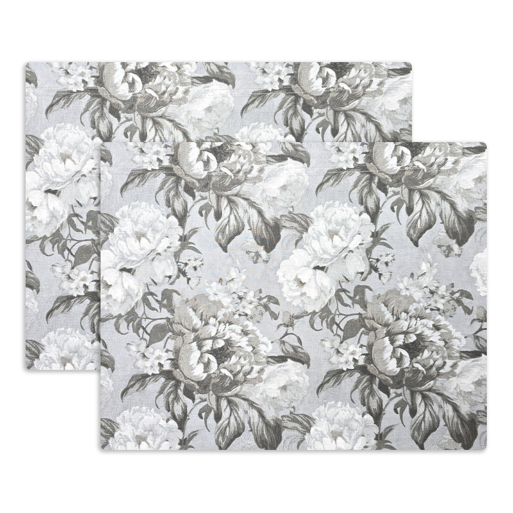 Completo lenzuola in Puro Cotone Matrimoniale - M169 (Grigio)