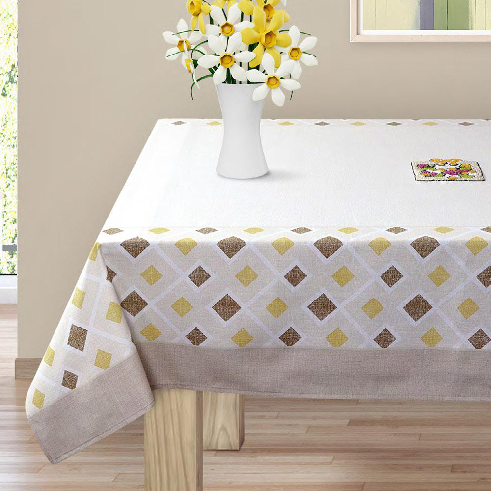 Tovaglia in Cotone con Ricamo di VINGI Ricami - Roberta (Vari Colori)