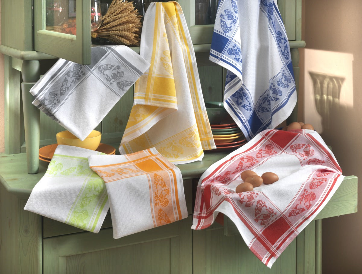 Set Strofinacci 6 pezzi in 100% Cotone - Capri
