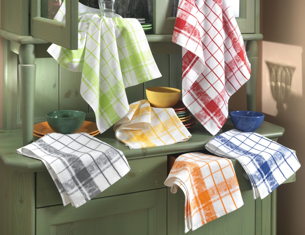 Set Strofinacci 6 pezzi in 100% Cotone - Positano