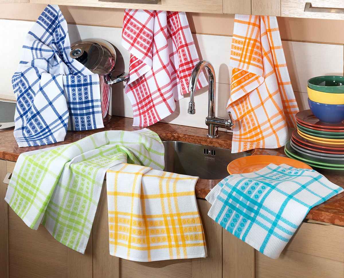 Set Strofinacci 6 pezzi in 100% Cotone - Sorrento