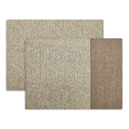 Completo Lenzuola in Flanella dimensioni varie - F140 (Nocciola)