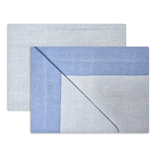 Completo Lenzuola in Flanella dimensioni varie - F140 (Azzurro)
