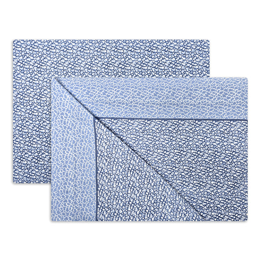 Completo Lenzuola in Flanella dimensioni varie - F130 (Azzurro)