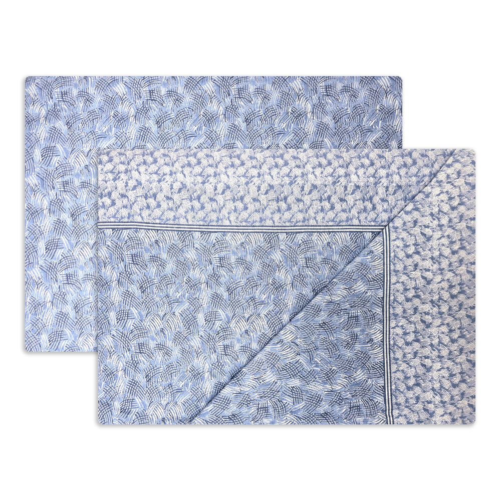 Completo Lenzuola in Flanella dimensioni varie - F135 (Azzurro)