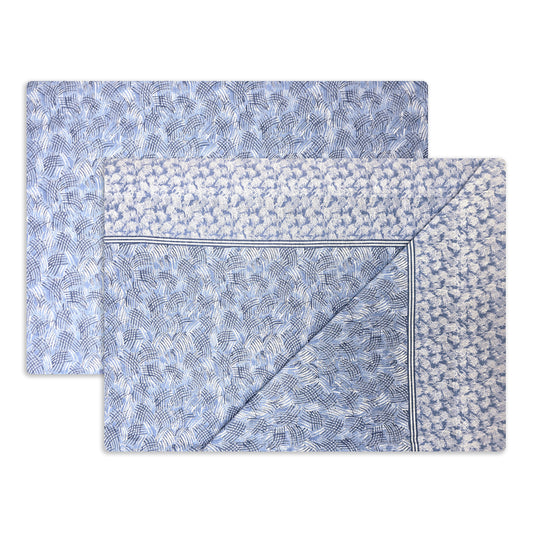 Completo Lenzuola in Flanella dimensioni varie - F135 (Azzurro)