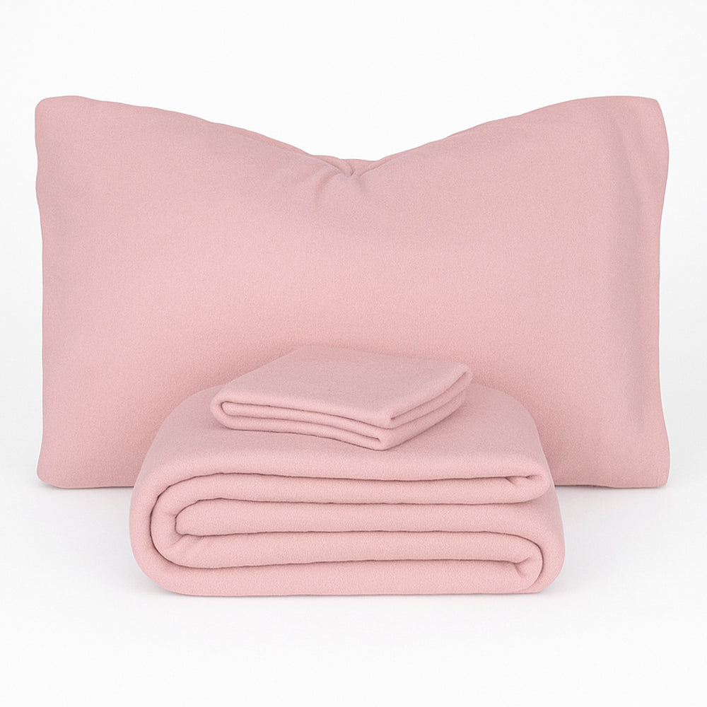 Completo Lenzuola in Pile Tinta Unita - dimensioni varie