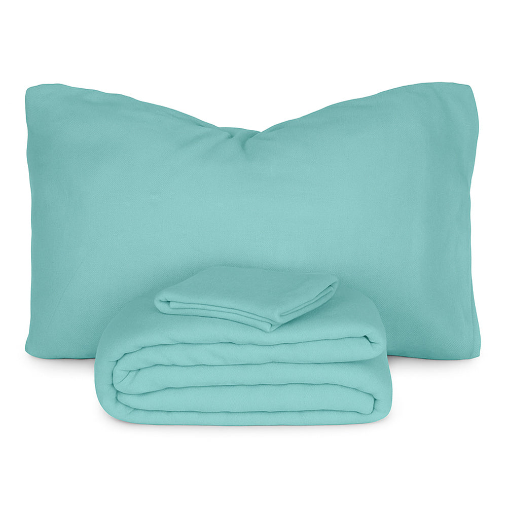 Completo Lenzuola in Pile Tinta Unita - dimensioni varie