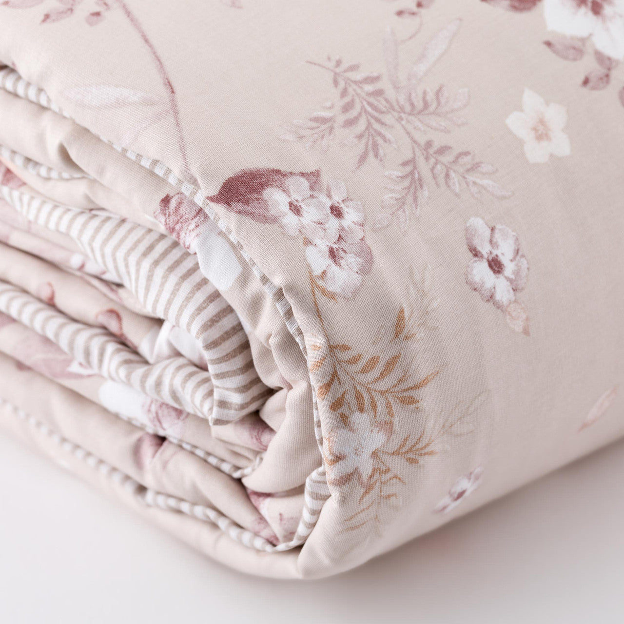 Parure Copripiumino Matrimoniale in 100% Cotone - Eugene (Beige)