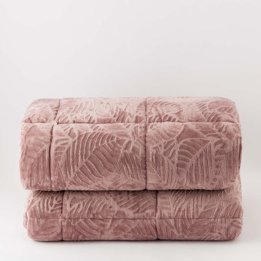 Trapunta Invernale in Ecopelliccia Luba di Linea Oro - Malva