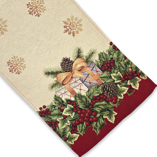 Runner natalizia in tessuto Gobelin - Regalo