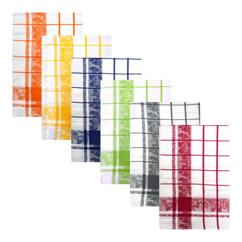 Set Strofinacci 6 pezzi in 100% Cotone - Positano