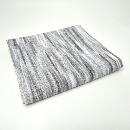 Telo Arredo Copritutto in Cotone 240x275 cm - Stripes (Grigio)