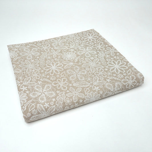 Telo Arredo Copritutto in Cotone 240x275 cm - Garden (Beige)