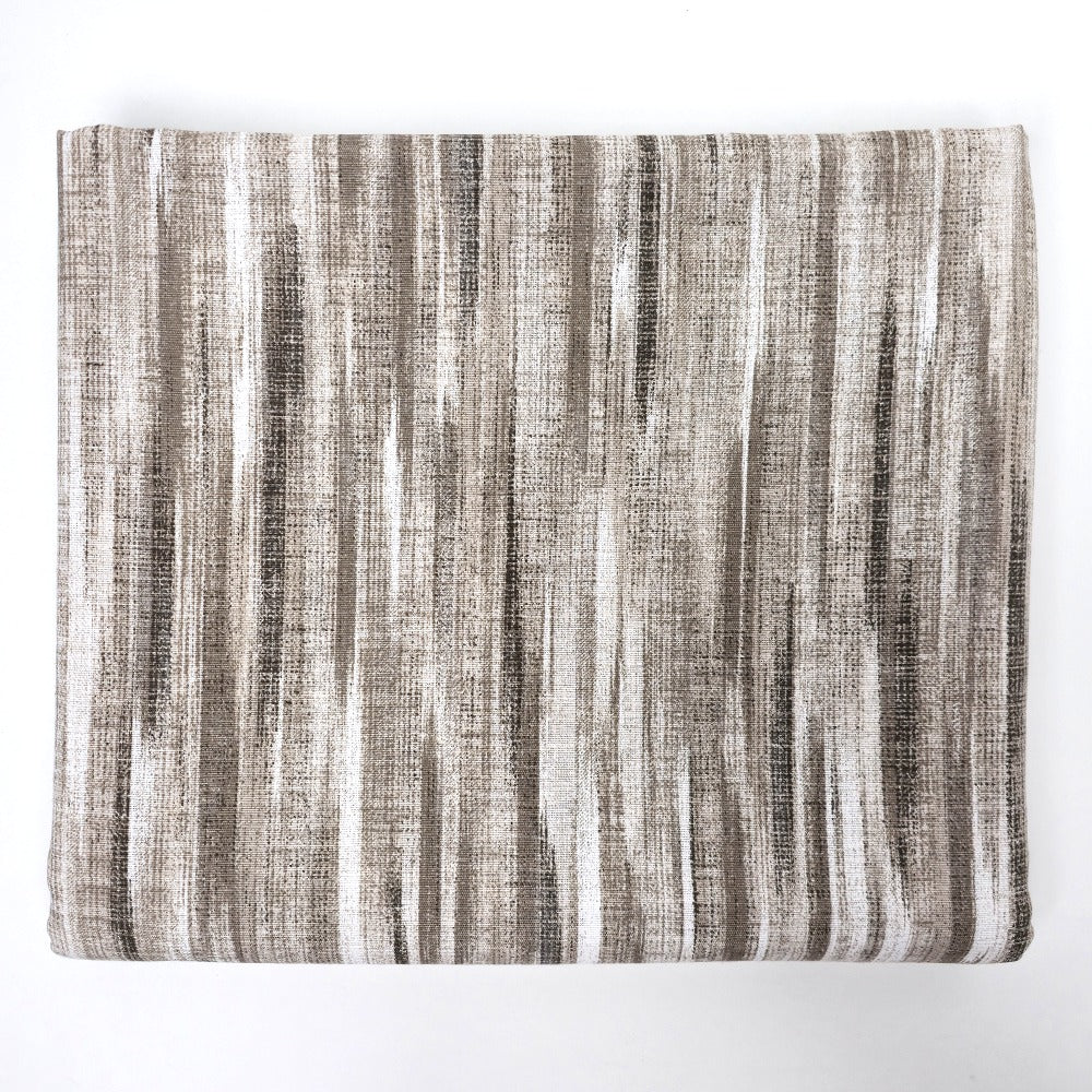 Telo Arredo Copritutto in Cotone 240x275 cm - Stripes (Beige)